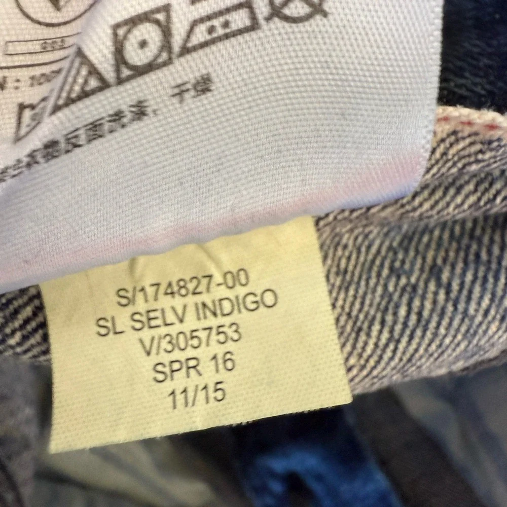 Banana Republic Slim Selvedge Jeans 34x34 Dark Indigo Denim Japan‎ Fabric